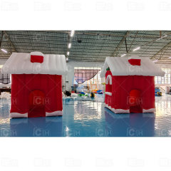 3m inflatable santa claus house for Christmas party