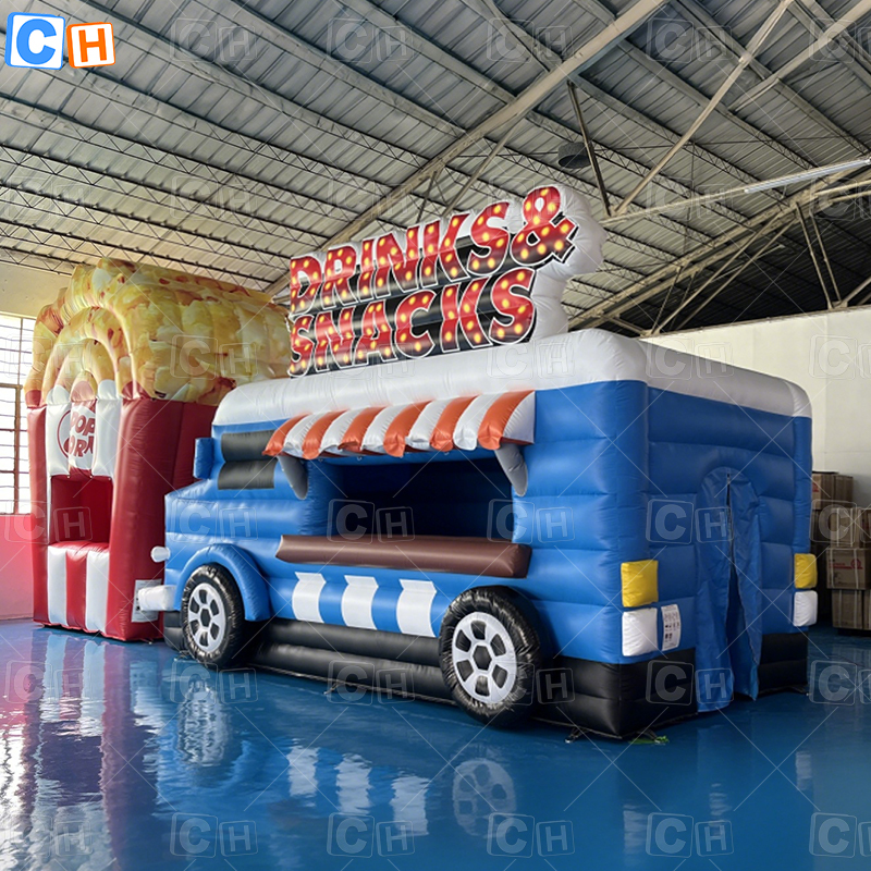 Customized Tent Inflatable Snack Exhibition Booth Truck