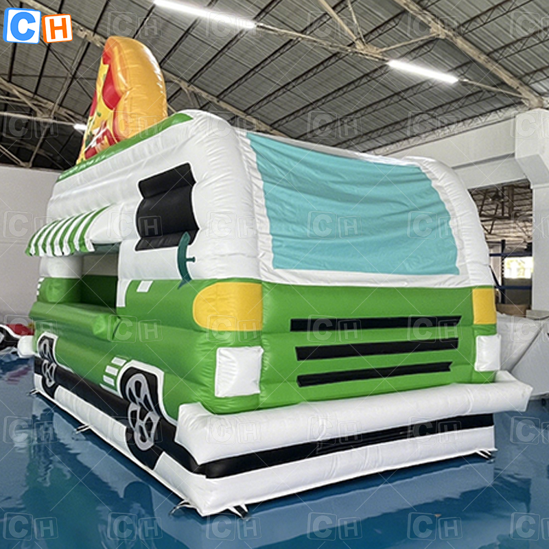 Inflatable Booth Pizza Balloons Stand Carnival Food Truck