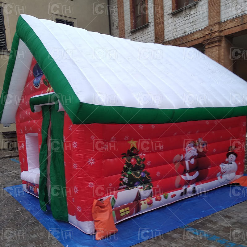3m*4m inflatable Christmas santa clause house