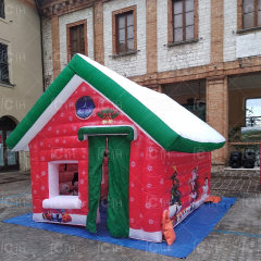 3m*4m inflatable Christmas santa clause house