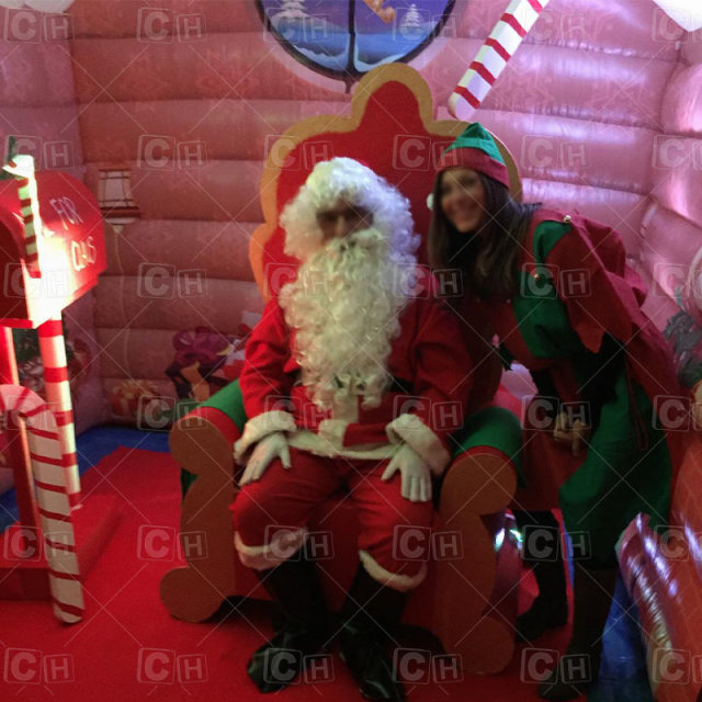 3m*4m inflatable Christmas santa clause house