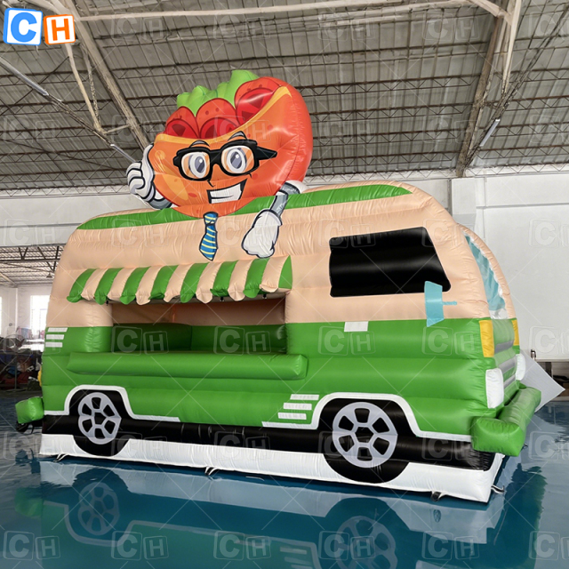 Customized inflatable Apple Pie Food Truck for Carnival Promotion