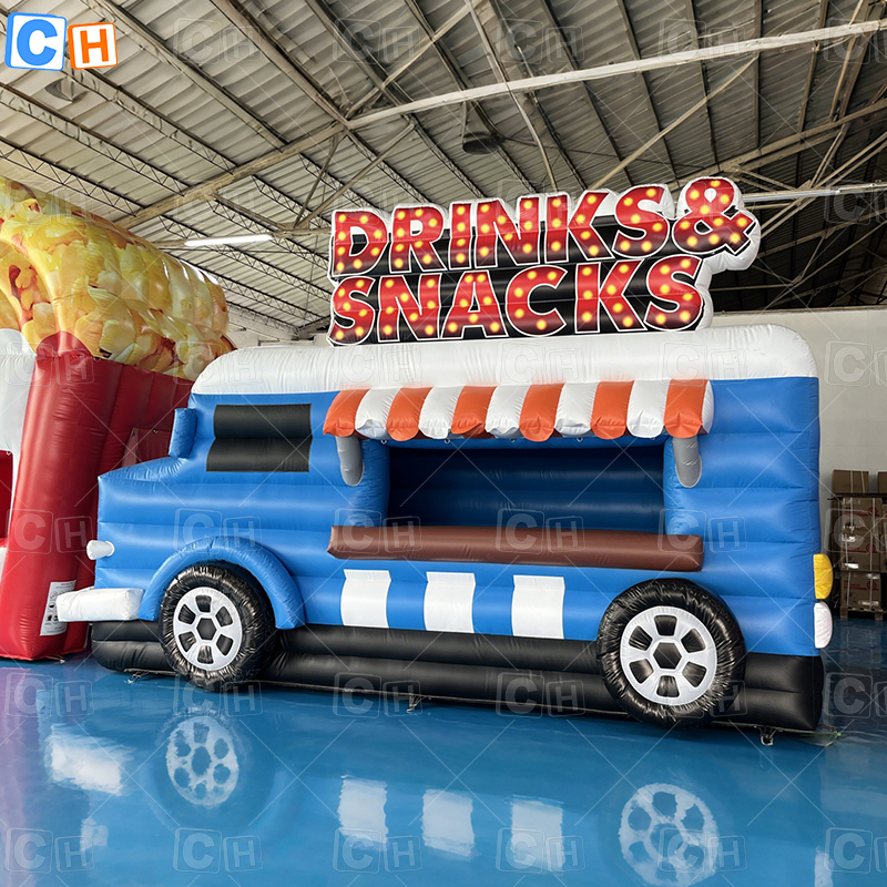 Customized Tent Inflatable Snack Exhibition Booth Truck