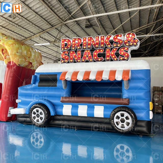 Customized Tent Inflatable Snack Exhibition Booth Truck