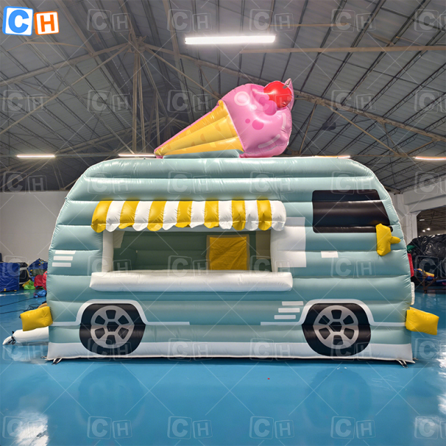 Outdoor Inflatable Ice Cream Tent Inflatable Food Truck