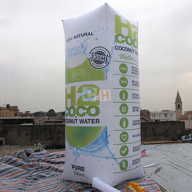 Giant Inflatable Coconut Water Bottle for Advertising