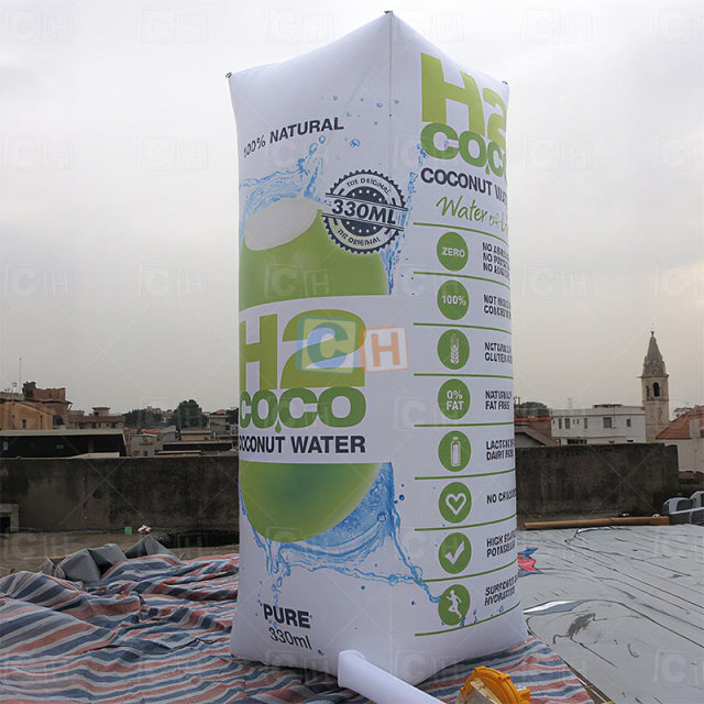 Giant Inflatable Coconut Water Bottle for Advertising