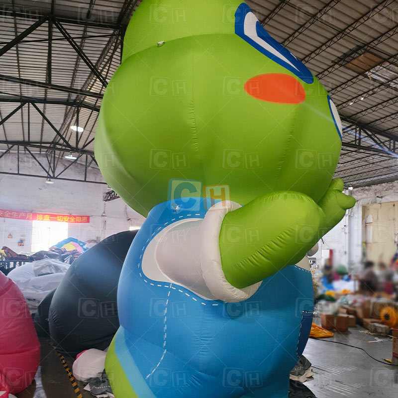 OEM ODM Giant Inflatable Decorative Frog Cartoon for Event Decoration