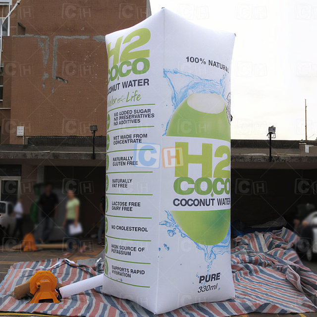 Giant Inflatable Coconut Water Bottle for Advertising
