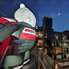 Inflatable Store Decoration Luminous Inflatable Hippo Mascot