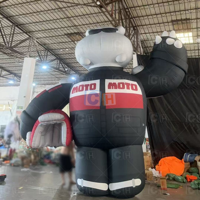 Inflatable Store Decoration Luminous Inflatable Hippo Mascot