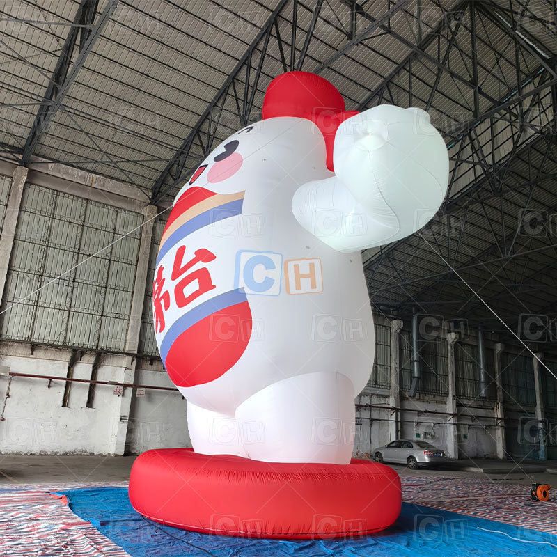Customized Outdoor Inflatable Wine Bottle Mascot for Event