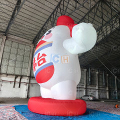 Customized Outdoor Inflatable Wine Bottle Mascot for Event
