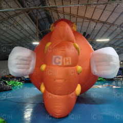 Inflatable Ugly Fish Cartoon Inflatable Decoration