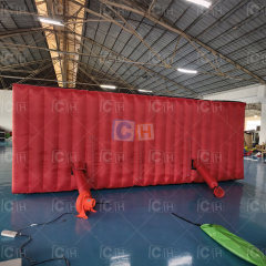 Giant inflatable cube tent for fire events