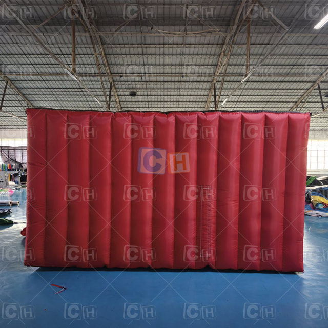 Giant inflatable cube tent for fire events