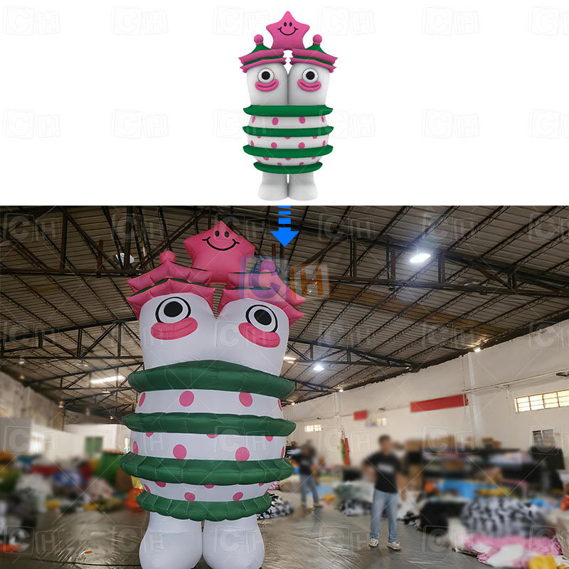 Inflatable Character Flower Mascot Model for Event Decoration