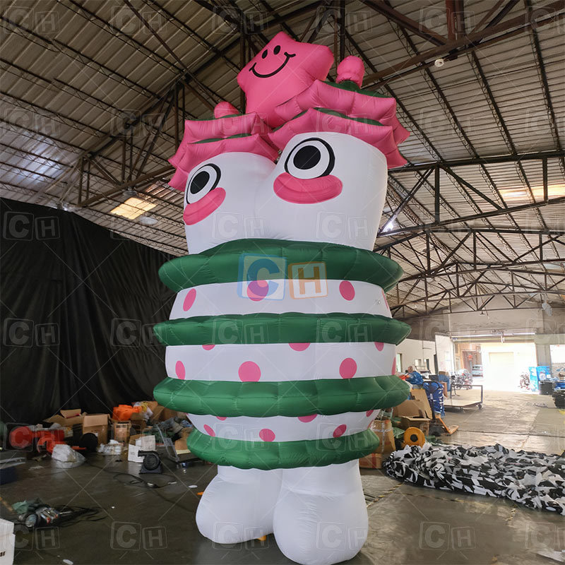 Inflatable Character Flower Mascot Model for Event Decoration
