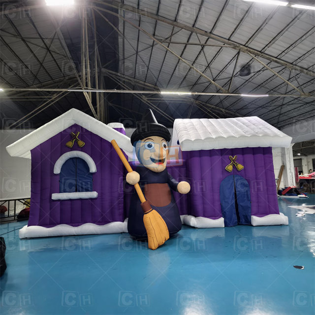 Inflatable Halloween Witch House