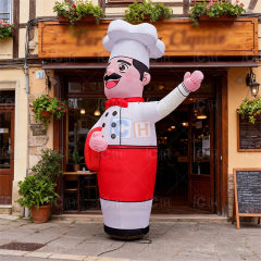 Inflatable Waving Hand Chef Air Dancer for Restaurant Advertising