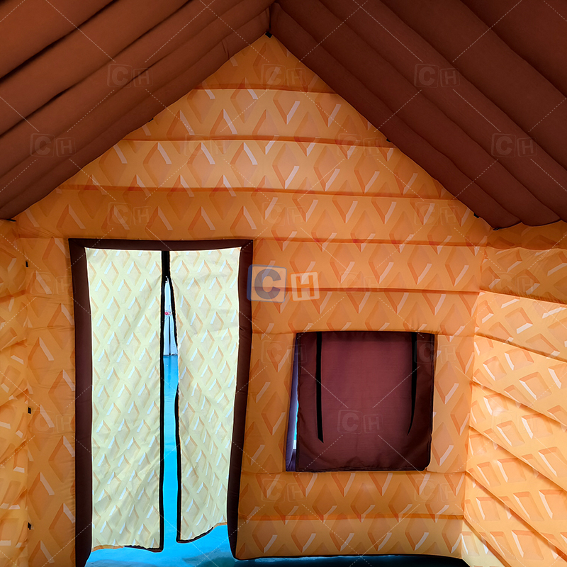 Inflatable Gingerbread Man House Tent Christmas House Decoration