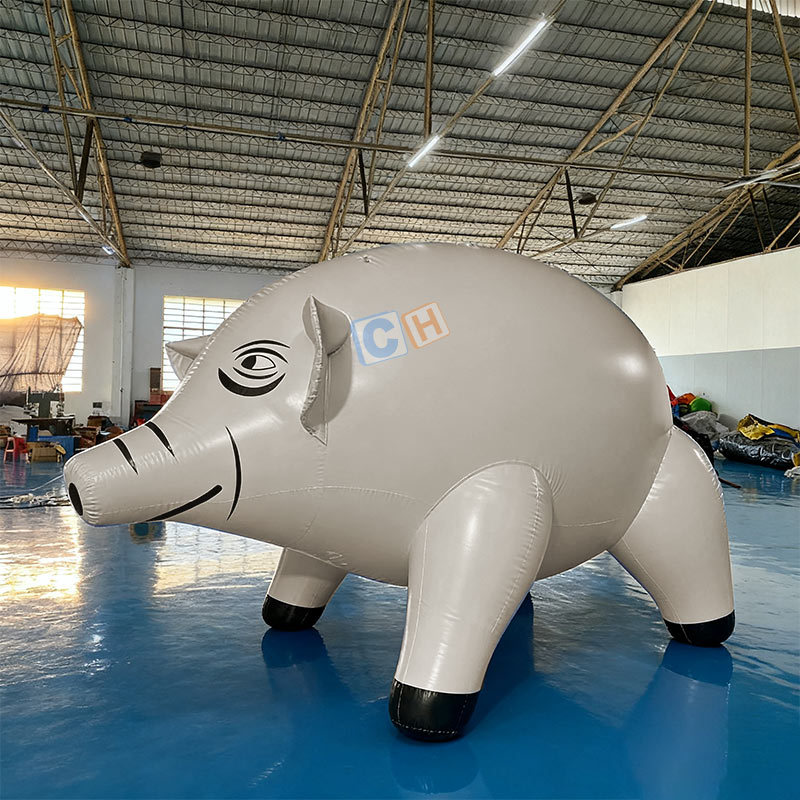 Giant Inflatable Balloon Advertising Flying Pig for Festival Decoration