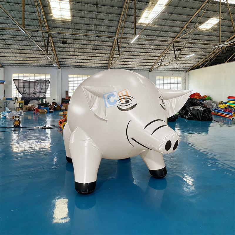 Giant Inflatable Balloon Advertising Flying Pig for Festival Decoration
