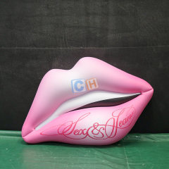 Custom Logo Inflatable Lips Balloon Decoration