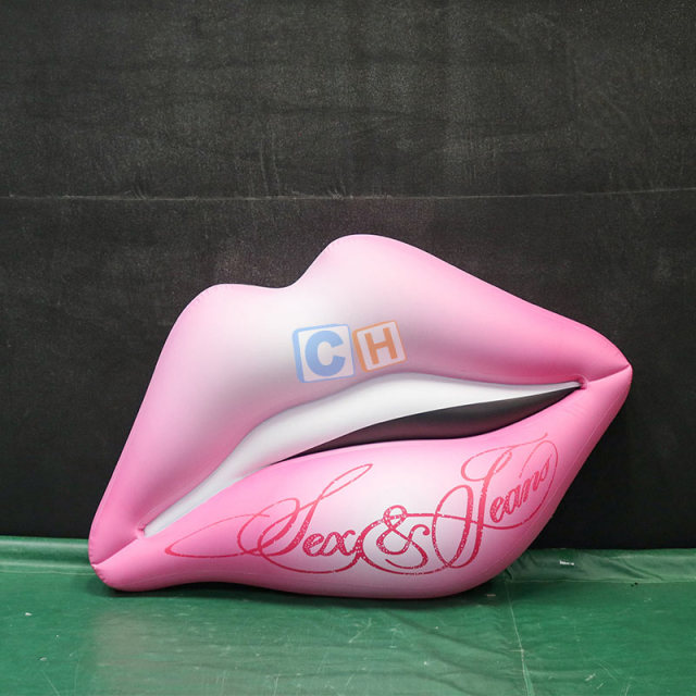 Custom Logo Inflatable Lips Balloon Decoration