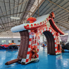 Inflatable Gingerbread Man Arch for Festival Events