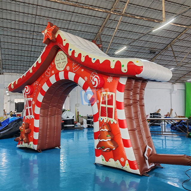 Inflatable Gingerbread Man Arch for Festival Events