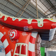 Inflatable Gingerbread Man Arch for Festival Events