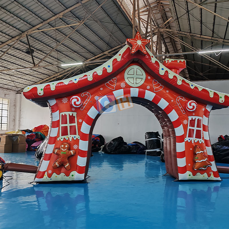 Inflatable Gingerbread Man Arch for Festival Events