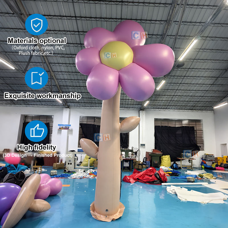 Custom Giant PVC Inflatable Flower Decoration