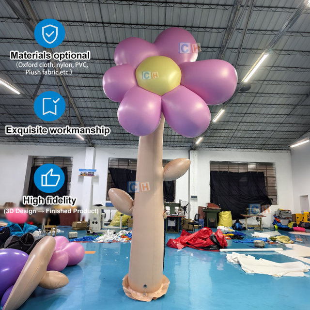 Custom Giant PVC Inflatable Flower Decoration