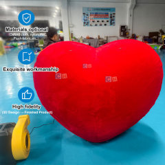 Custom Giant Plush Inflatable Heart