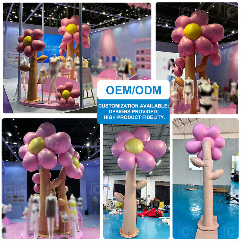 Custom Giant PVC Inflatable Flower Decoration