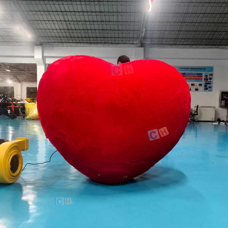 Custom Giant Plush Inflatable Heart