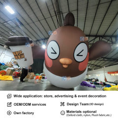 Giant Custom Inflatable Cartoon Bird Advertising Display