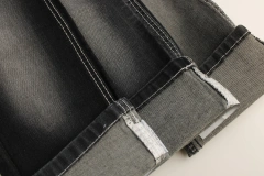 Factory Stock Lot Sold at Big Discounted Price 9 oz Color Black Super High Elastic Soft Touch  OA Jeans Denim Fabric