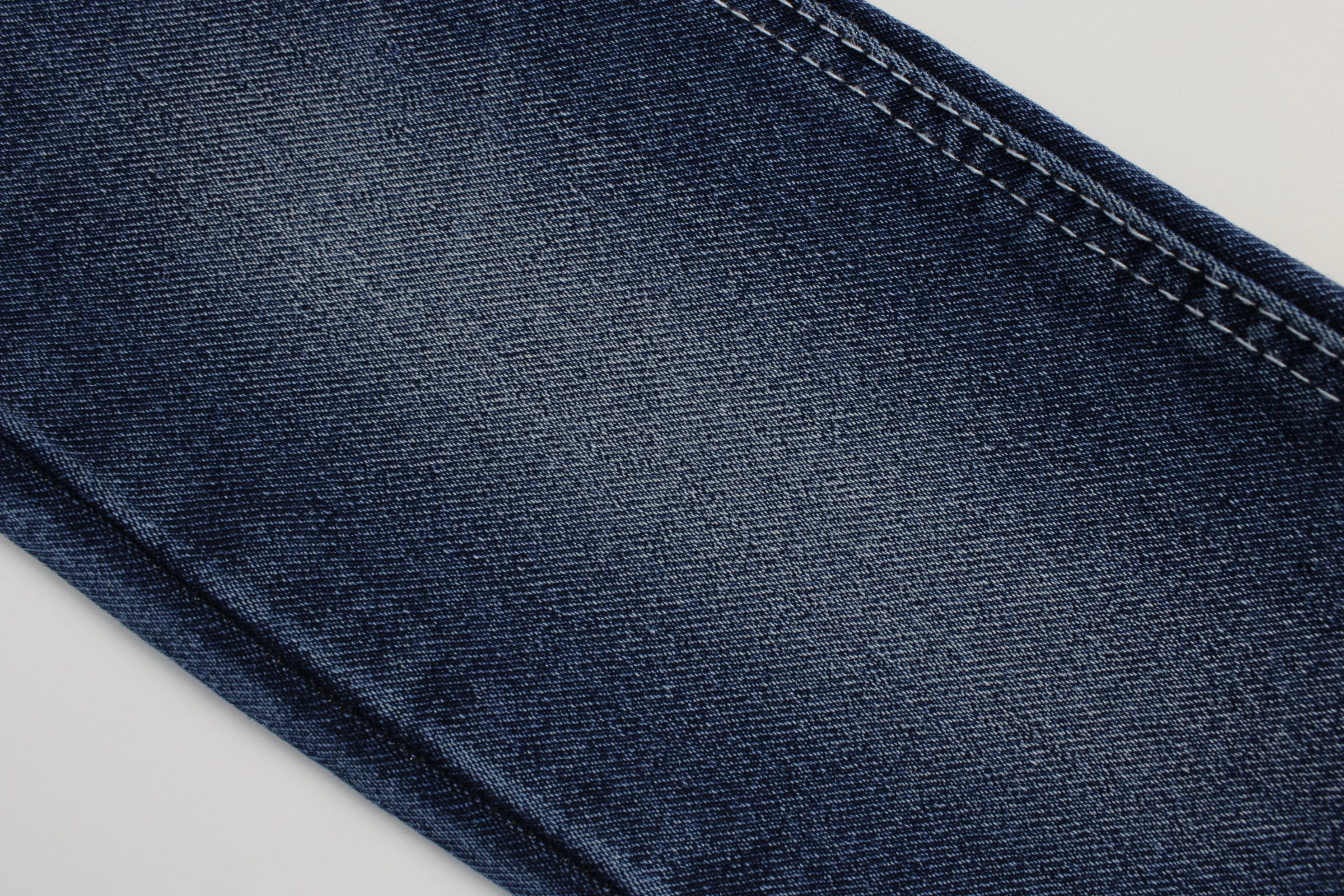 Top Quality Workable Price 12.3oz Big Wide 180cm Stretch Dark Blue corss  hand-soft feeling Fabric for  Jeans