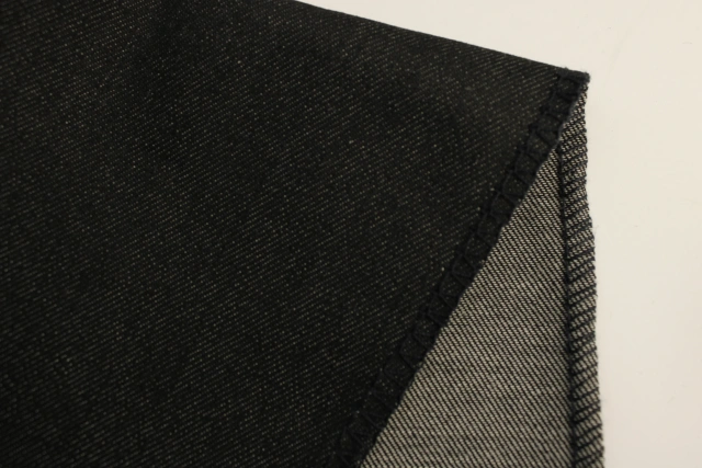 Factory Stock Lot Sold at Big Discounted Price 9 oz Color Black Super High Elastic Soft Touch  OA Jeans Denim Fabric