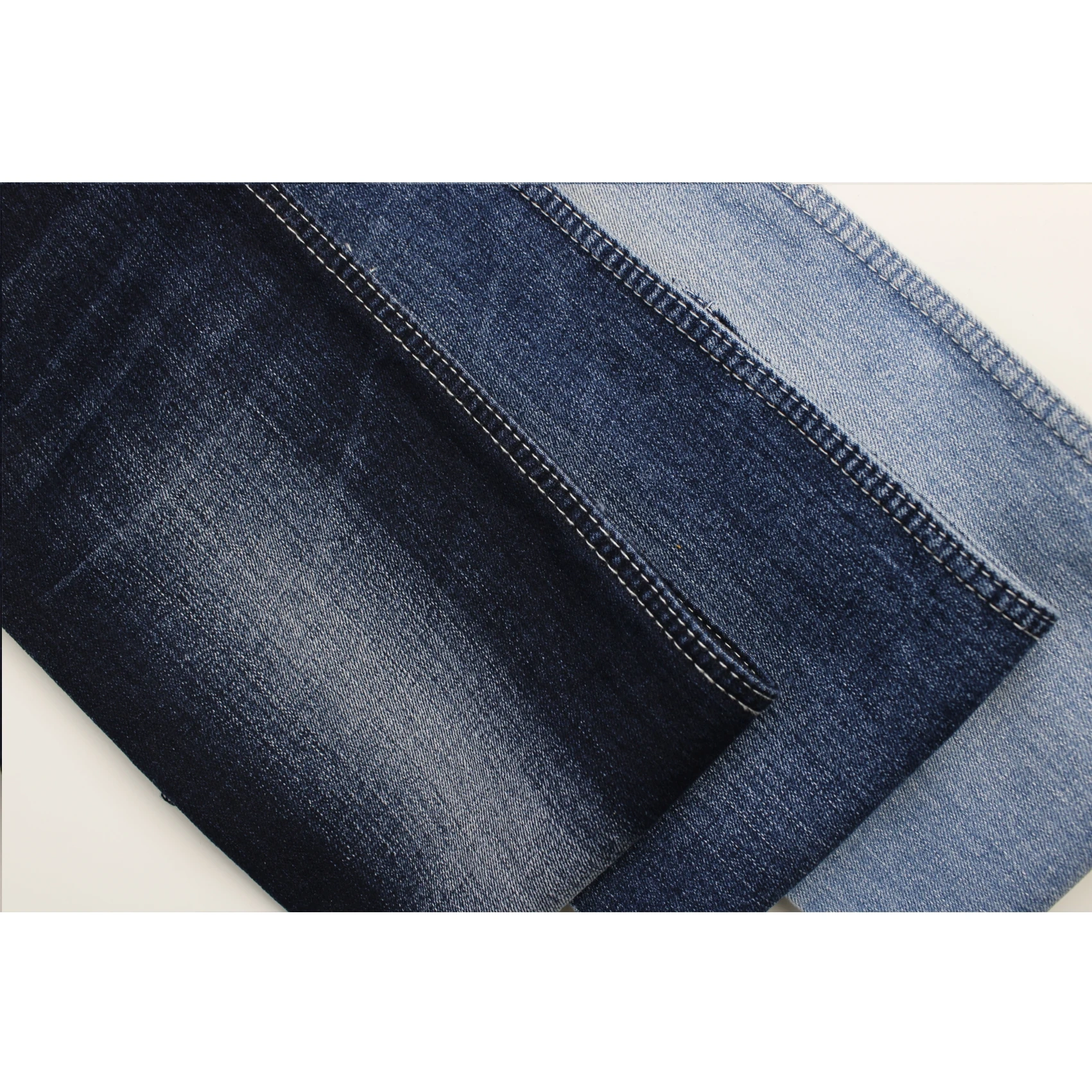 High Quality  oA 11oz  cross slub Rigid Denim Stretch denim fabric for  jeans