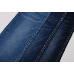 Stretch Cotton poly spandex denim fabrics Hot sale Cheap Indigo blue Jeans Fabric