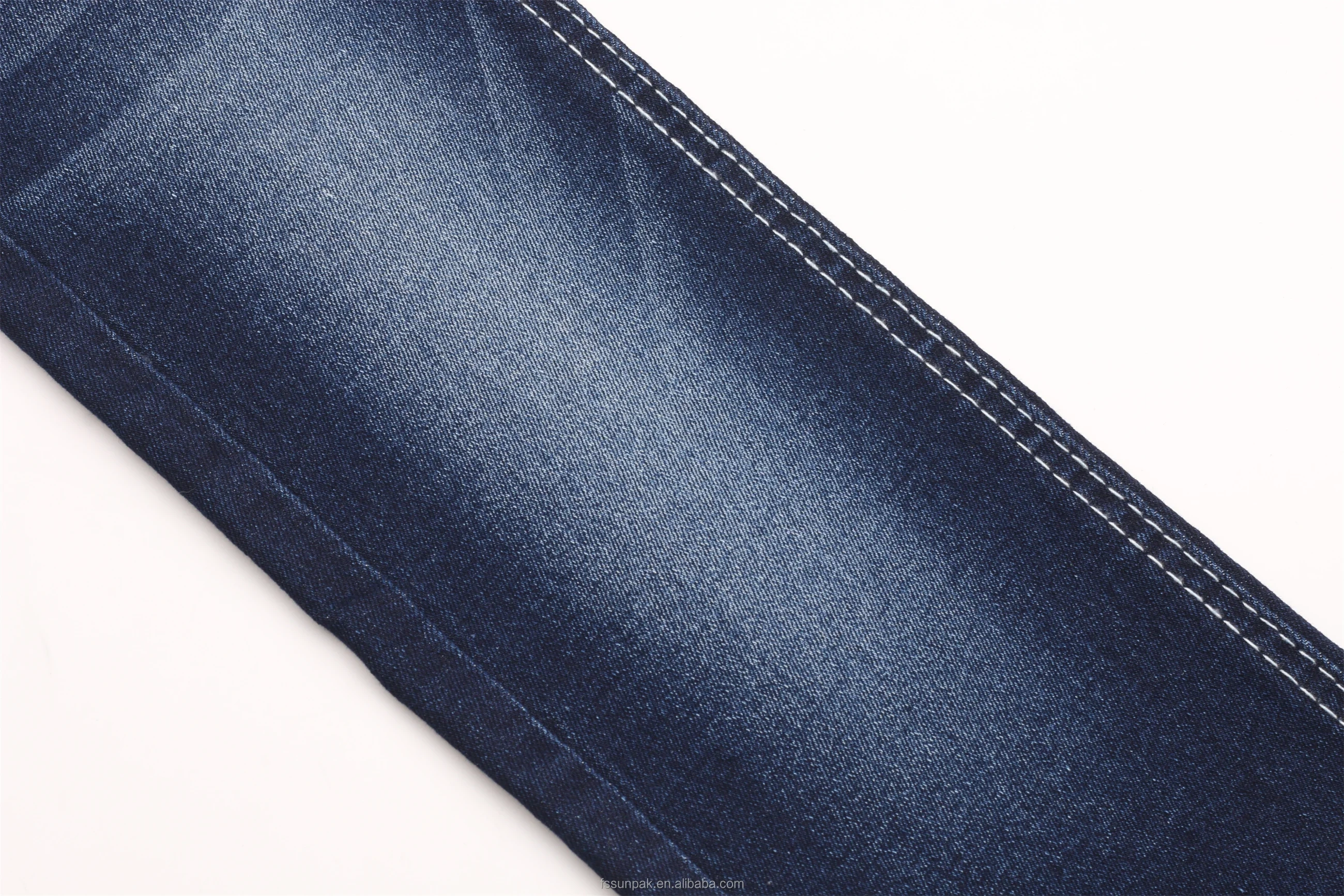 Wholesale Price 10oz Cotton Stretch TR OE Super Soft Dark Indigo Denim Jeans Fabric
