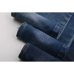 Factory Direct Selling Top Quality Blue Black TR 7SOE*7SOE Cotton Poly Viscose 13.4oz no Slub Denim Jeans Fabric