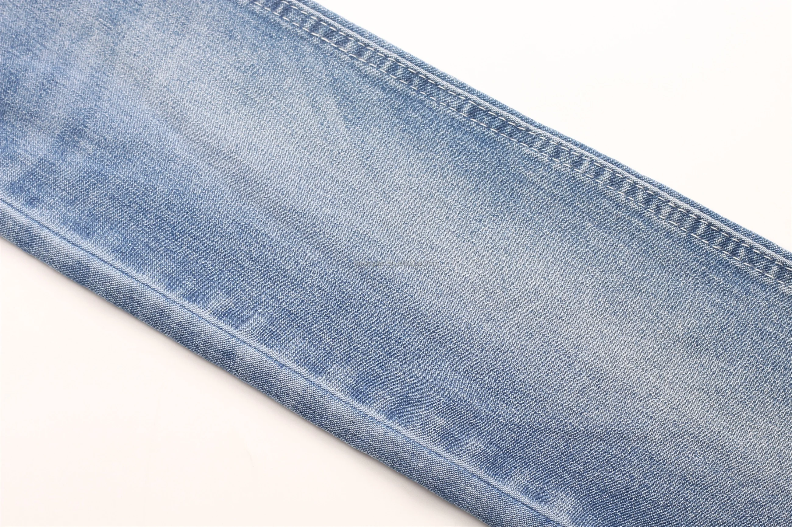 Good Price and Quality 10oz Satin Denim Fabric TR Super Stretch Jeans Fabric for Ladies' Skinny