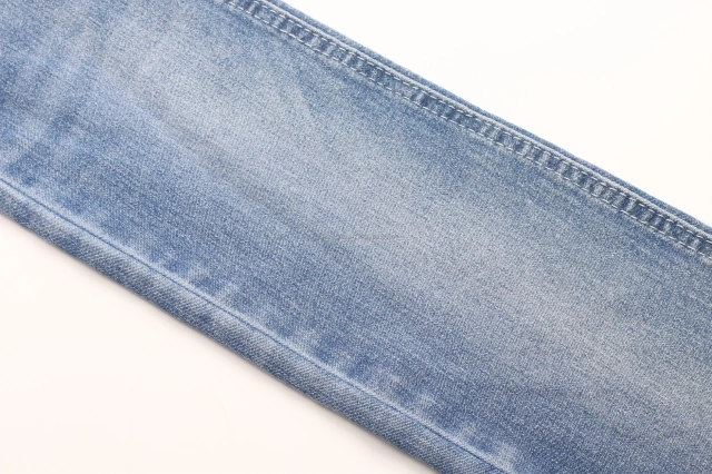 Good Price and Quality 10oz Satin Denim Fabric TR Super Stretch Jeans Fabric for Ladies' Skinny