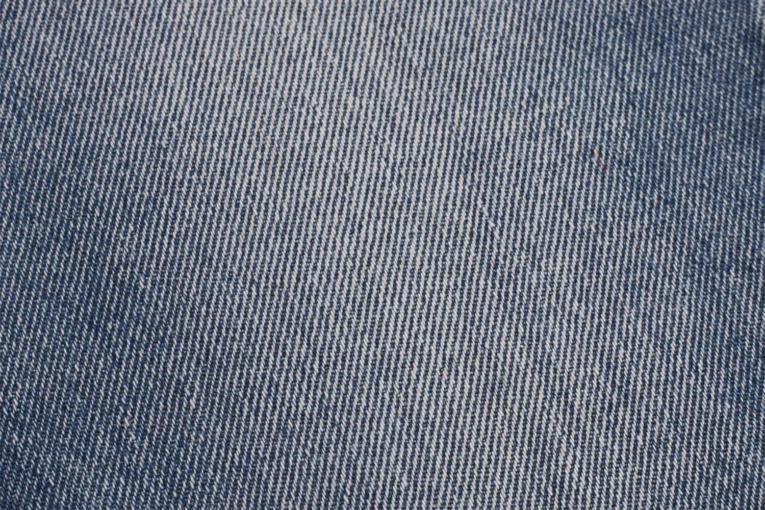 Good Quality Low Discounted Price 10.3oz LHT Deel Azul Rigid Denim no Stretch 70 cotton 30 poly Denim Fabric
